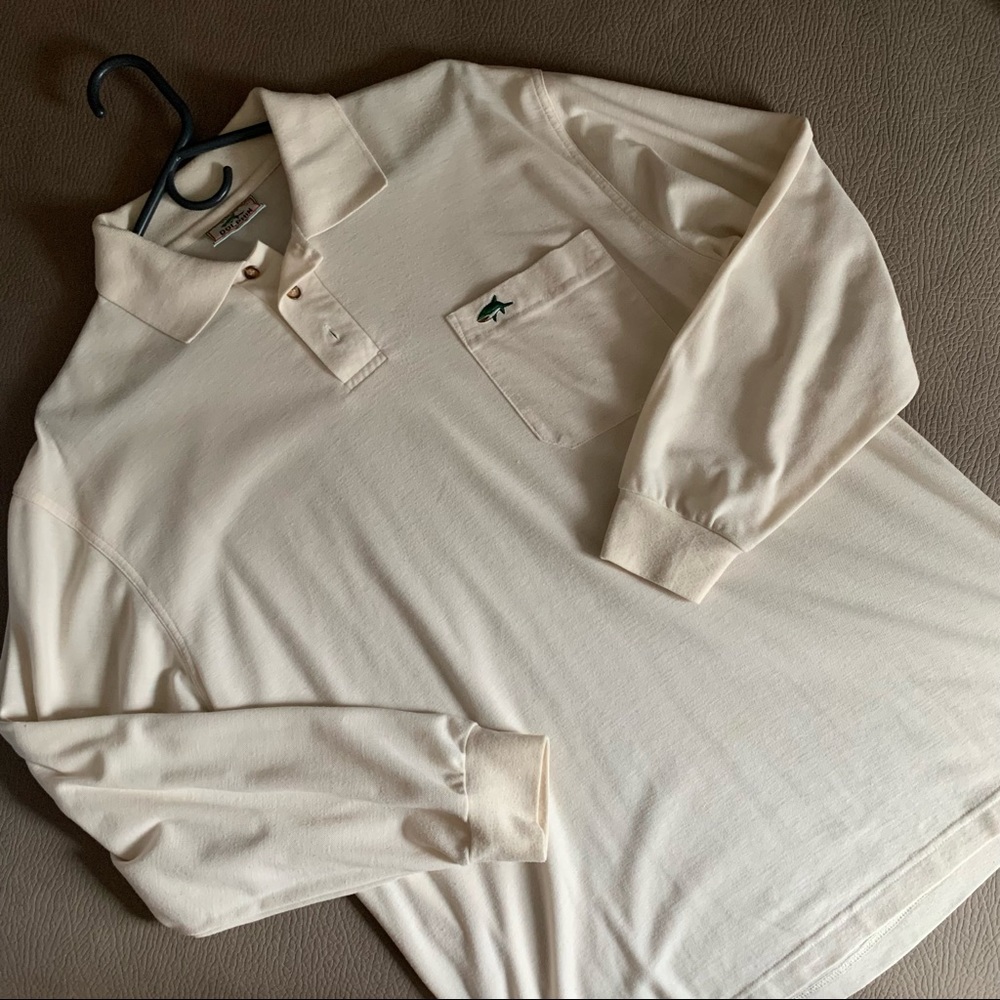 Vintage Dolphin Long Sleeve Polo